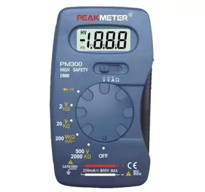 Мультиметр цифровой карманный PROTESTER PM300