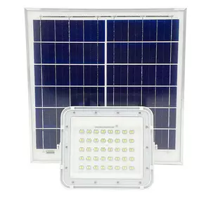 Прожектор с солнечной батареей светодиодный 60W аккумуляторный (LiFePO4, 10000mAh) 6V, 15W PROTESTER SLFL0601