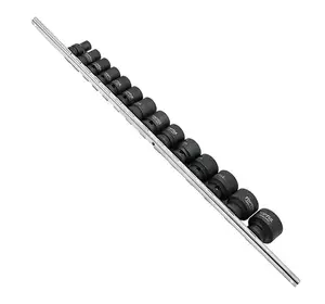 Набор головок ударных дюймовых 1/2" 3/8...1-1/4 14ед. (на планке) TOPTUL GBAQ1401D Набор головок ударных дюймовых 1/2" 3/8...1-1/4 14ед. (на планке) TOPTUL GBAQ1401D