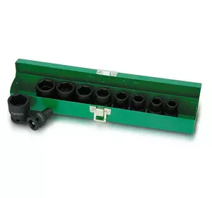 Набор ударных головок TOPTUL 1/2" 10-24мм 10ед. GDAD1001 Набор ударных головок TOPTUL 1/2" 10-24мм 10ед. GDAD1001